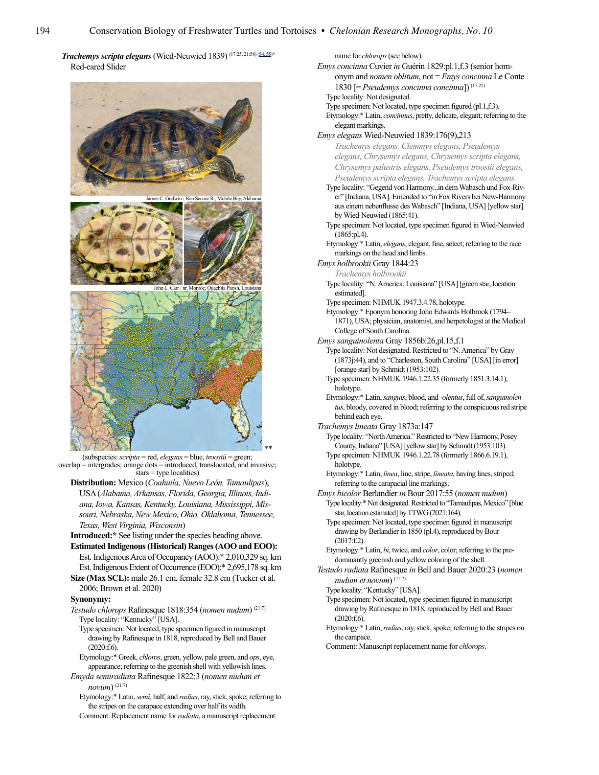 Red-eared Slider plate reference